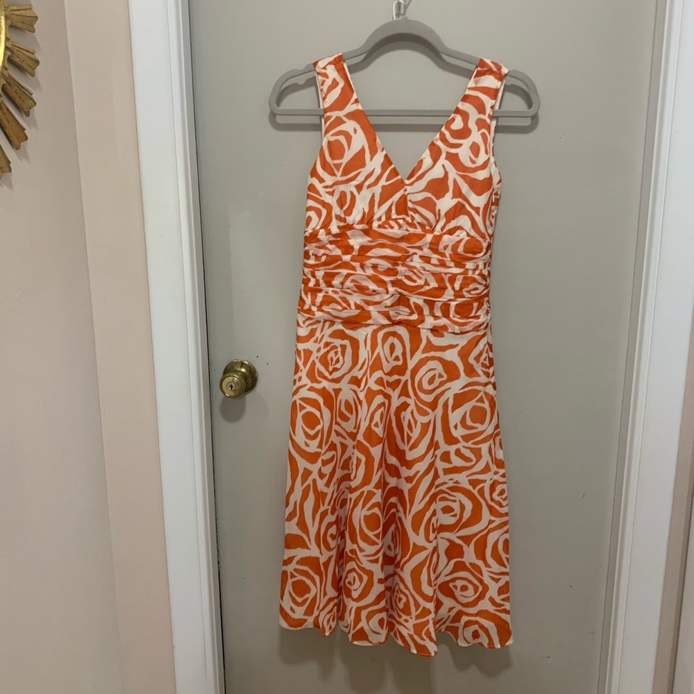 Vintage Zara Floral Midi Sleeveless Dress